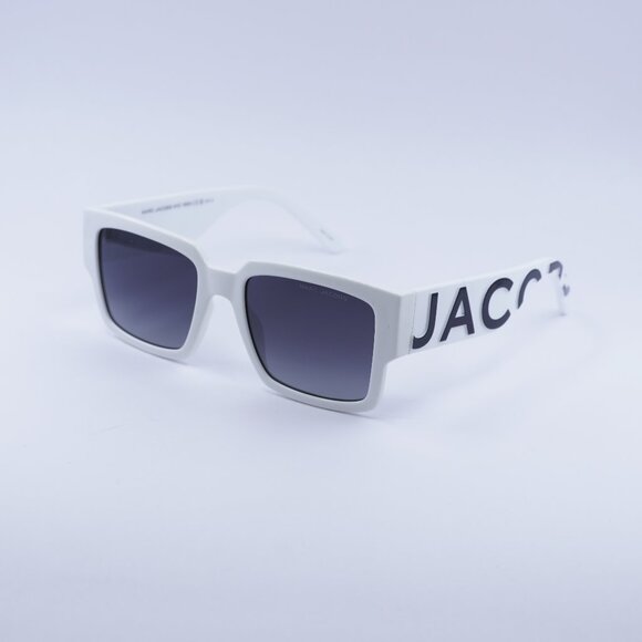 Marc Jacobs MARC 739/S 0CCP 90 Sunglasses White Square Frame, Grey Lenses - Picture 1 of 10